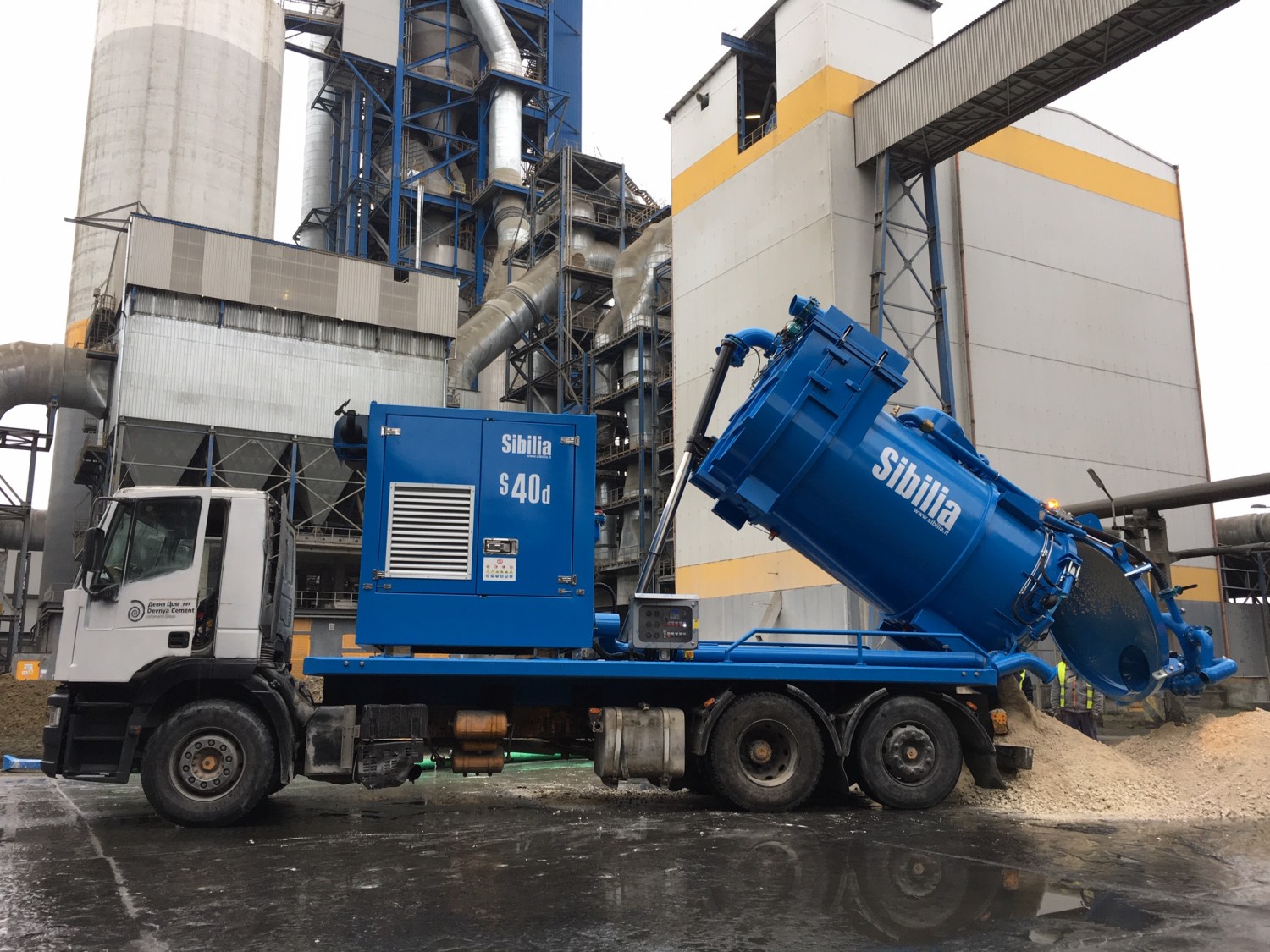 Diesel truck mounted vacuum unit Sibilia SCH.2187 STAMH LTD